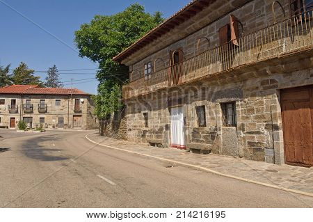 Village Of Villardeciervos, La Culebra Mountain, Zamora Province,spain