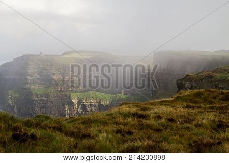 The Burren (in Irish: Boireann - Great Rock) The Karst-landscape Region In West County Clare Ireland