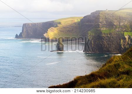 The Burren (in Irish: Boireann - Great Rock) The Karst-landscape Region In West County Clare Ireland