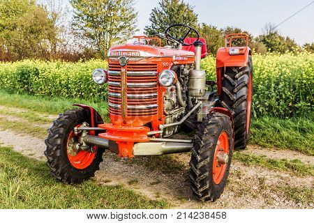 Historical Tractor Made By Hürlimann