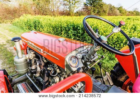Historical Tractor Made By Hürlimann