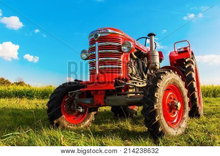 Historical Tractor Made By Hürlimann