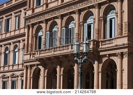 Casa Rosada (Pink House), presidential Palace in Buenos Aires, Argentina
