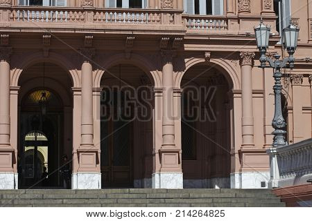 Casa Rosada (Pink House), presidential Palace in Buenos Aires, Argentina