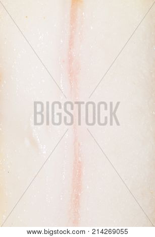 background of smoked bacon. macro . Photo of an abstract texture