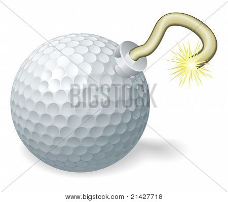Golf Ball bomba koncept