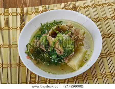 Nigerian Bitter Leaf Soup