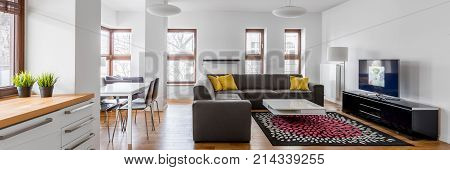 Modern Apartment With Living Room