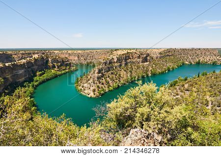 Duraton Canyon In Segovia, Spain