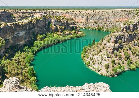 Duraton Canyon In Segovia, Spain