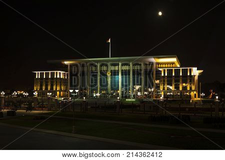 Belarus Minsk - 09.09.2017: The Palace of Independence the residence of the President of Belarus.