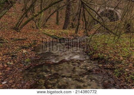 Bansky Creek Near Spania Dolina Village Near Banska Bystrica City