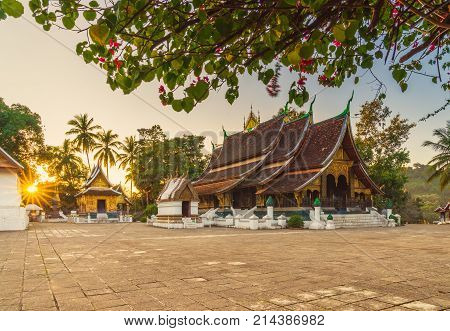 Wat Xieng Thong (golden City Temple) In Luang Prabang, Laos. Xieng Thong Temple Is One Of The Most I