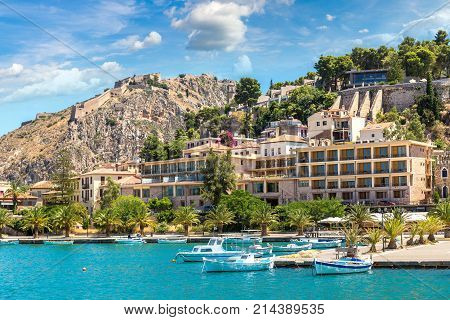Greece Nafplion In A Beautiful Summer Day