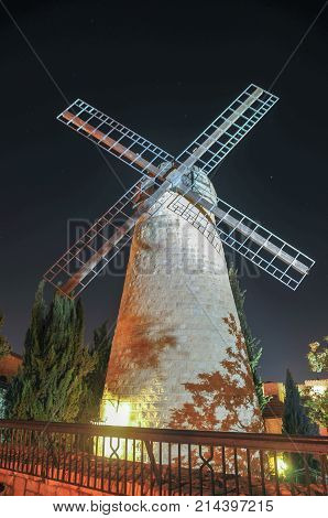 Montefiore Windmill -  Jerusalem, Israel