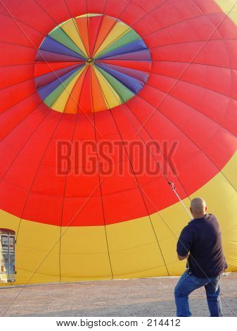 Ballon halten
