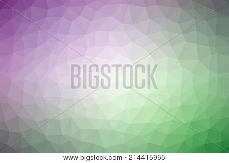 Triangle mosaic low polygonal abstract background. Illustration. Colorful polygon gradient futuristic horizontal pattern.