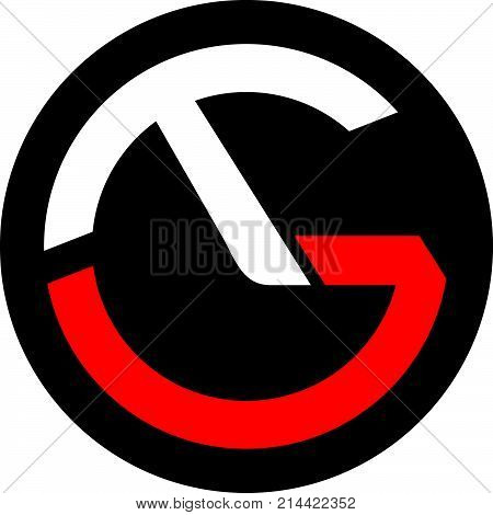 Letter T G Logo Design Template Vector