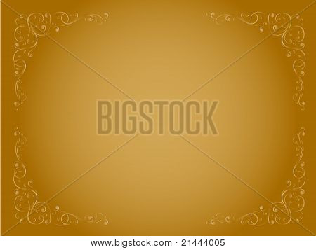 enkel guld dekorativa dekorativ ram