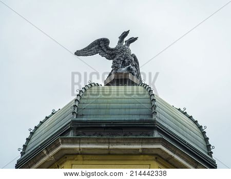 Close-up Of The Two Head Eagle In Rieka