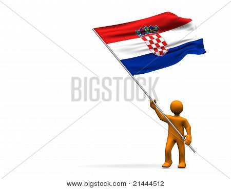 Flagge Kroatien