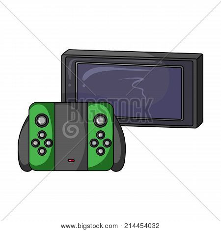 Game console single icon in cartoon style for design.Car maintenance station vector symbol stock  illustration.