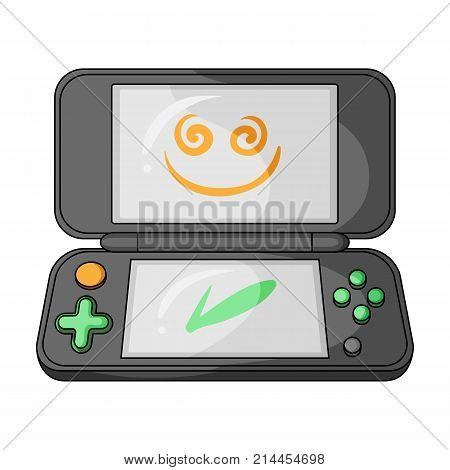 Game console single icon in cartoon style for design.Car maintenance station vector symbol stock  illustration.