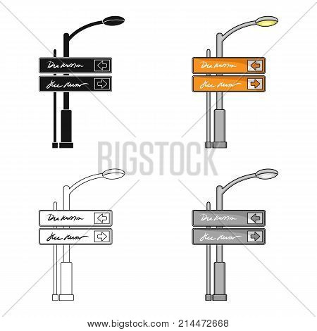 Sign single icon in cartoon style.Sign vector symbol stock illustration .