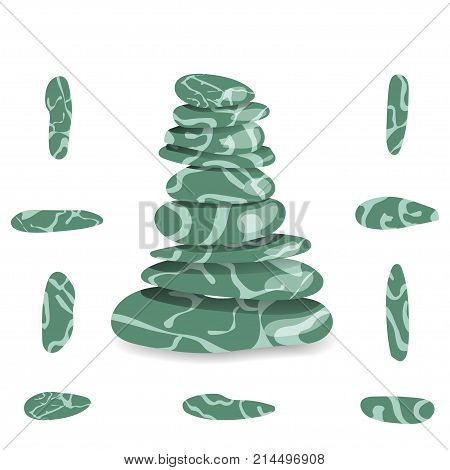 Green Stone Pyramid