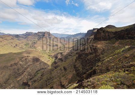 Mirador Degollada de Las Yeguas. Gran Canaria. Spain.