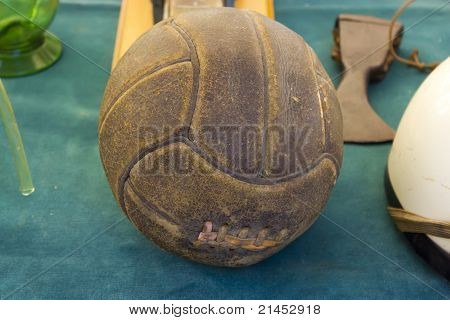 Vintage læder fodbold