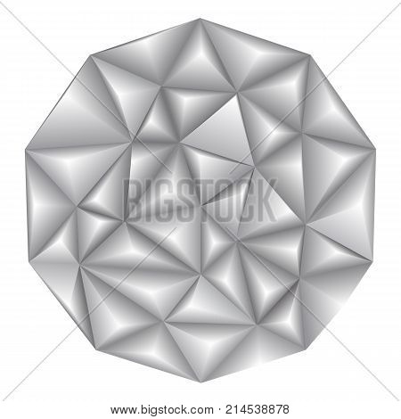 EPS10. vector illustration abstract 3d geometric polygonal triangle pattern
