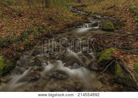 Bansky creek near Spania Dolina village near Banska Bystrica city