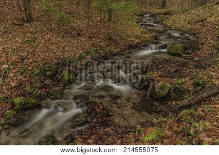 Bansky creek near Spania Dolina village near Banska Bystrica city
