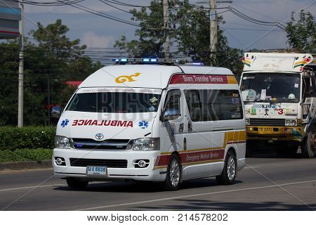 Ambulance Van Of Siam Tranfer Service.