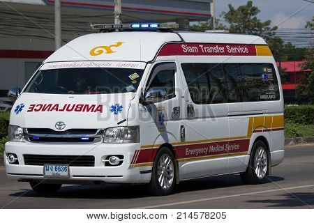 Ambulance Van Of Siam Tranfer Service.