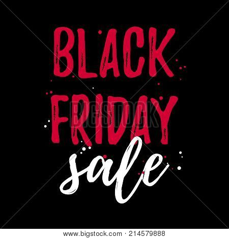 Vector Black Friday Poster
