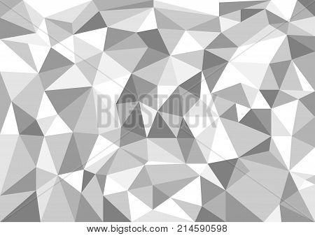 White abstract texture background with triangle shapes colored