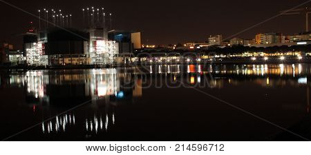 Photos of skyline in Lisbon. Photo taken at Night