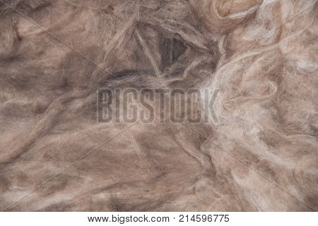 The texture of mineral wool for insulating the walls Insulation for the roof and walls of the house mineral wool