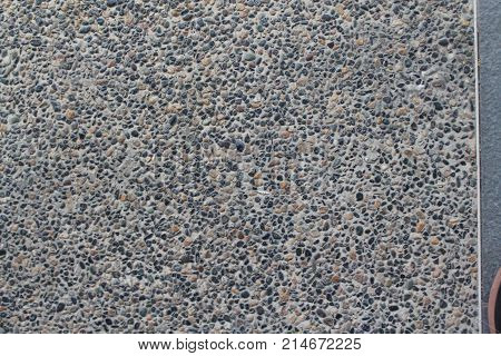 Stone texture floor. Rought grey rock background