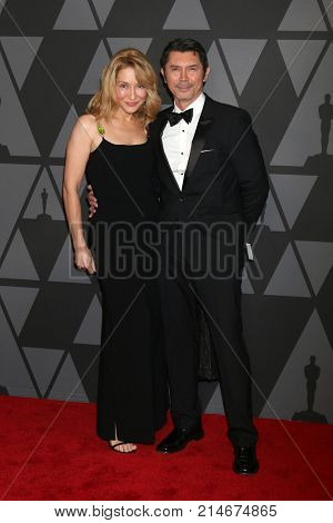 LOS ANGELES - NOV 11:  Yvonne Boismier Phillips, Lou Diamond Phillips at the AMPAS 9th Annual Governors Awards at Dolby Ballroom on November 11, 2017 in Los Angeles, CA