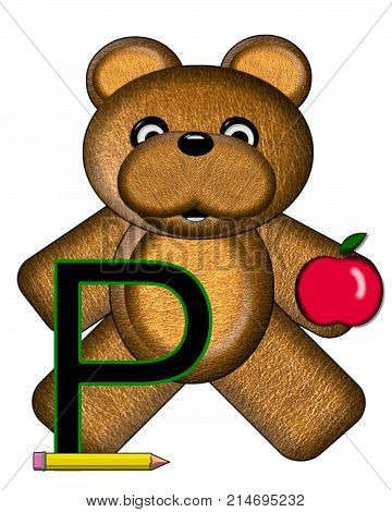 Bear Alphabet Lesson P