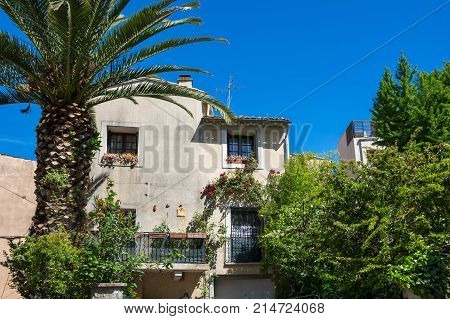 Old house in town Pont -Saint-Esprit France