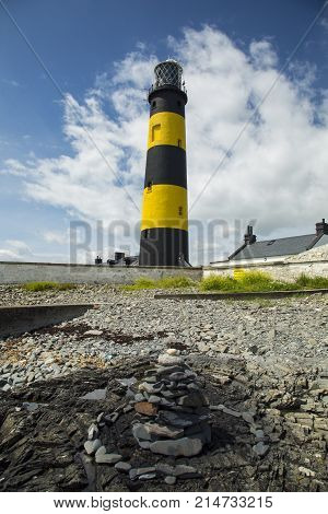 St.Johns point a well known light house in north ireland