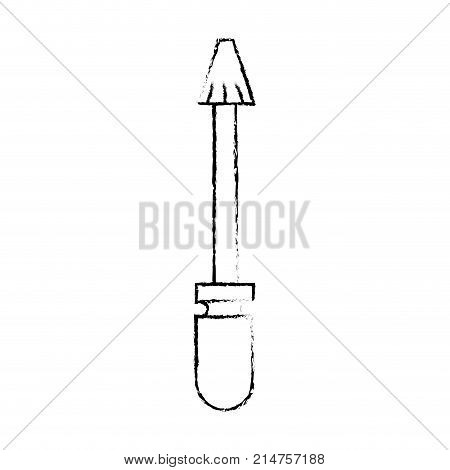 Screwdriver of tool instrument and repair theme Isolated design Vector illustration