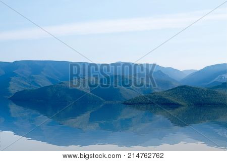 Beautiful Panorama Of Mountain Lakes