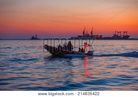 Coast Guard Boat In Ukraine