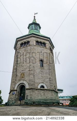 Valberg tower is an observation fire watch tower for the city guards.