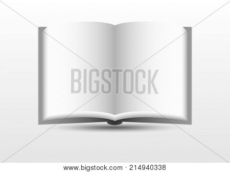 Open book standing effects design with eps10